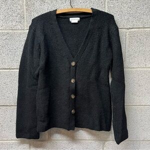 Lovers and Friends Black Knit Cardigan Sweater